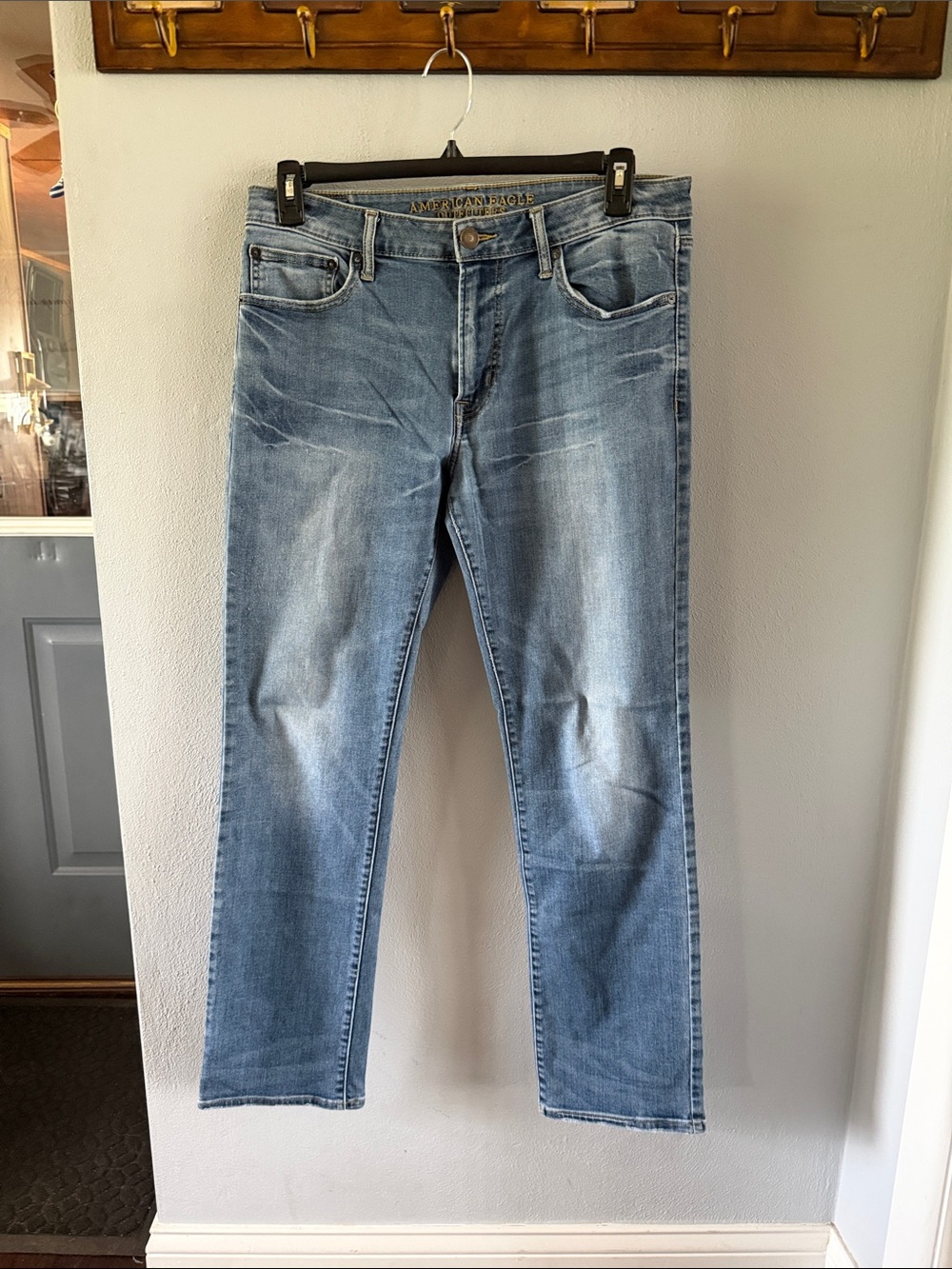 American Eagle Outfitters Light Blue Straight Leg Men’s Jeans